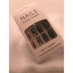 Nails faux ongles vert