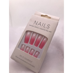 Nails faux ongles rose